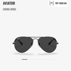 NEW Ray-Ban RB3025 Aviator Polarized Sunglasses